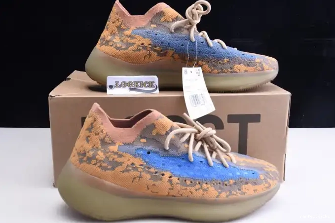 BLUE YEEZY ADIDAS REFLECTIVE 380 BOOST OAT FX9847 0531